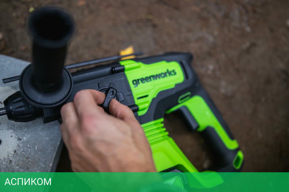 Перфоратор Greenworks GD24SDS2 (3803007UB)