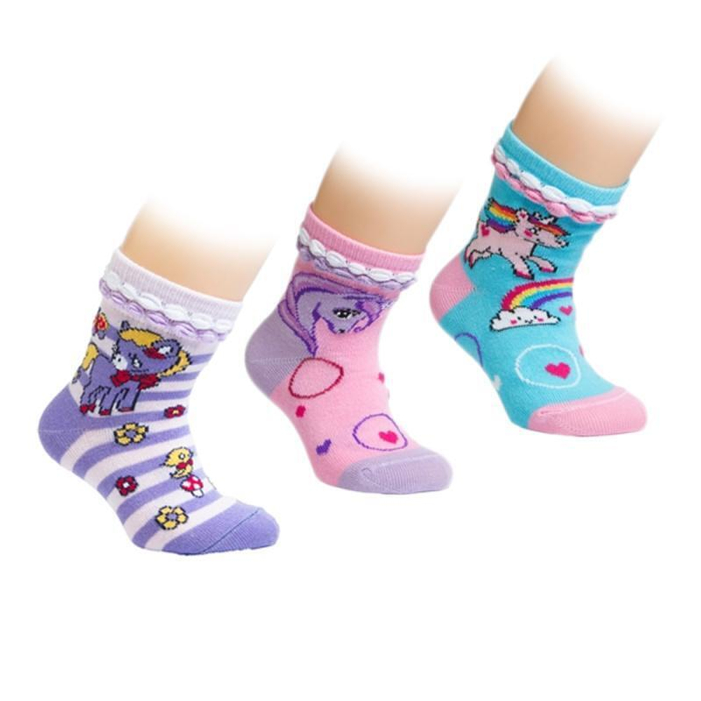 Носки для девочек 91и, р.22 в ассорт. (Игла), 1 шт.