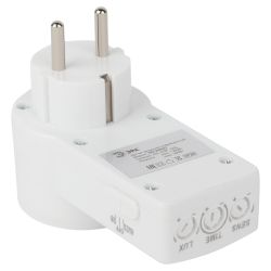 Датчик движения ЭРА MD 022 розеточный ДДР-01 1200Вт 10-420с 2-9м 3+лк 120гр IP20