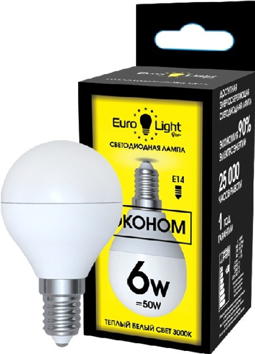 Лампа ELEC-510-G45-6-3K-E14-FR