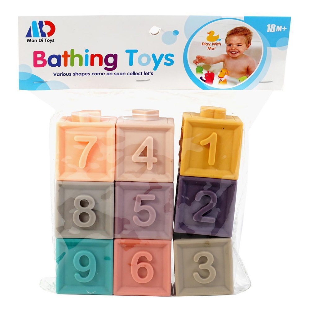Набор игрушек для купания, пакет MD088
