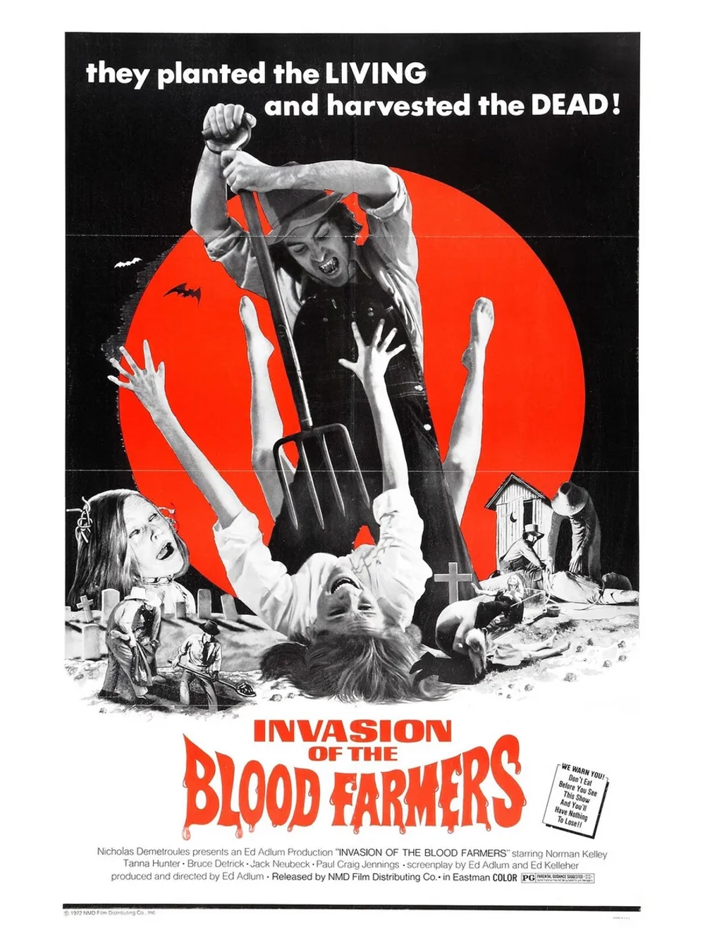 Вторжение кровавых фермеров (1972) (DVD-R)