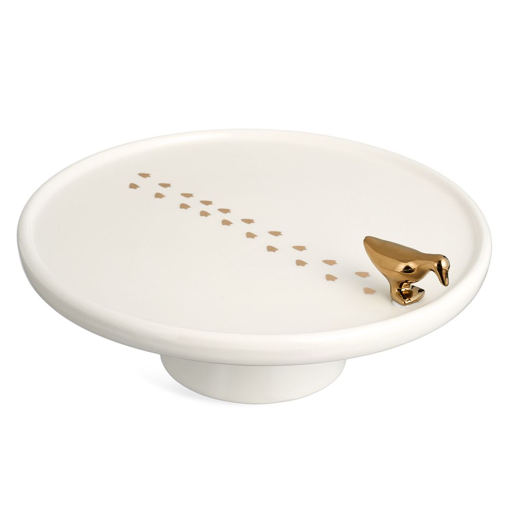 БЛЮДО СЕРВИРОВОЧНОЕ НА НОЖКЕ, 25Х25Х10,7 СМ