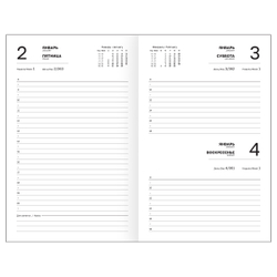 Ежедневник датированный 2026, А5, 7БЦ BG"Monochrome. Matcha", мятный, soft touch DdА5_09620