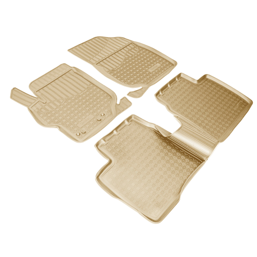 Ковры в салон Norplast/Unidec для Citroen C-Elysee в кузове D (2012-), Бежевый, арт.NPA11-C14-450-B