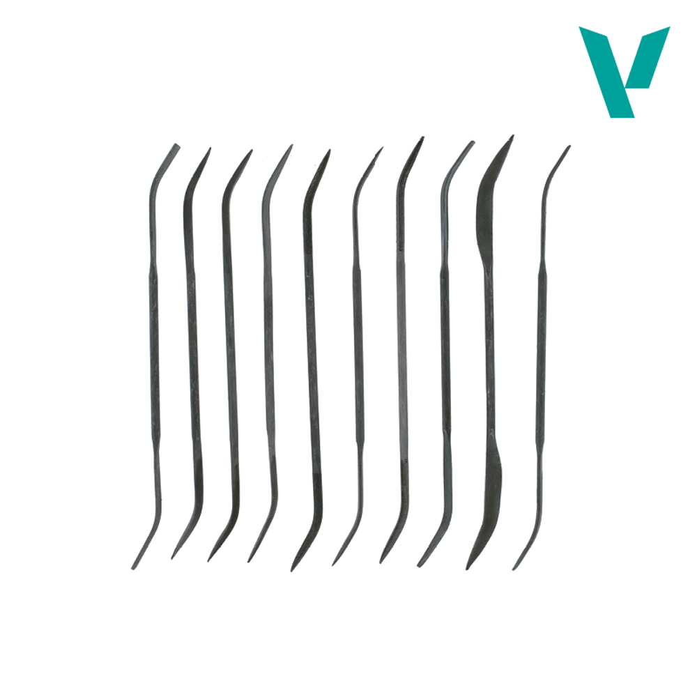 VALLEJO TOOLS: CURVED RIFFLER FILE SET (10) VALLEJO TOOLS: CURVED RIFFLER FILE SET (10)