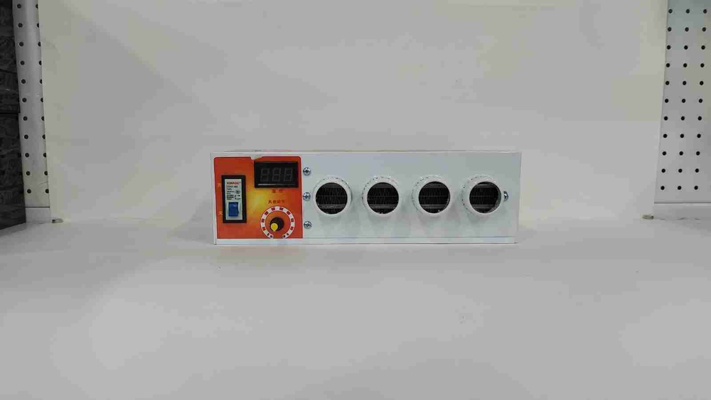 НЕТ - 12V-4 Выхода / Печка (отопитель) электрическая дополнительная в салон автомобиля, 4 сопла 900 Вт 12V