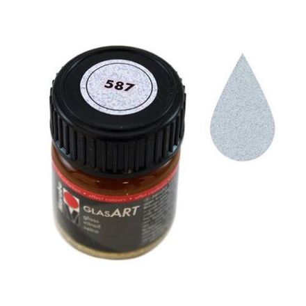 Marabu Витражный лак GlasArt, 15 мл, радужный с глиттером