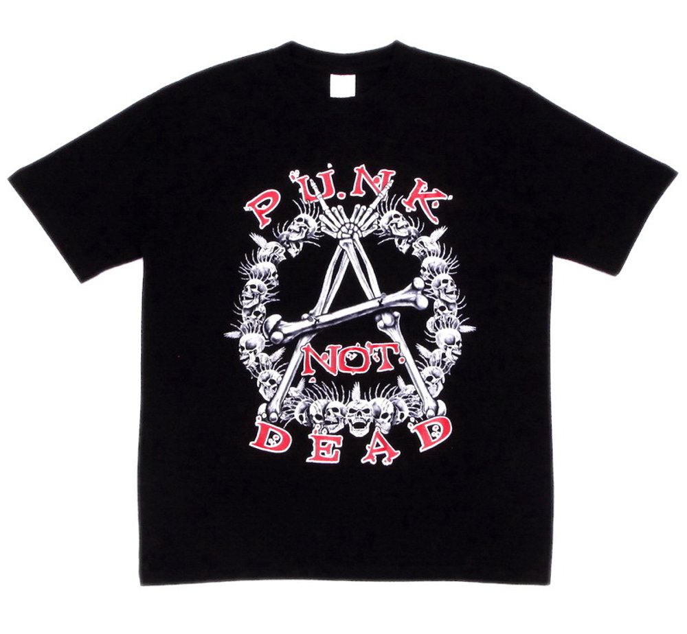Футболка Punks not dead (кости)