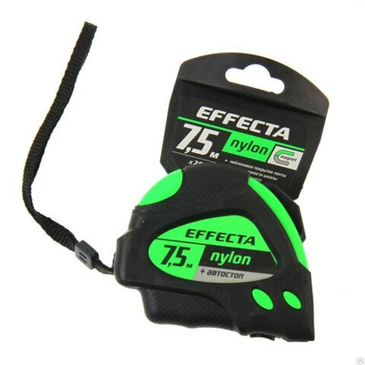 Рулетка Effecta Fort 7,5м/25мм,магнит,2сторон ,нейлон