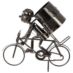 GAEM Подставка для бутылки "Велосипедист", L29,5 W13,5 H28 см