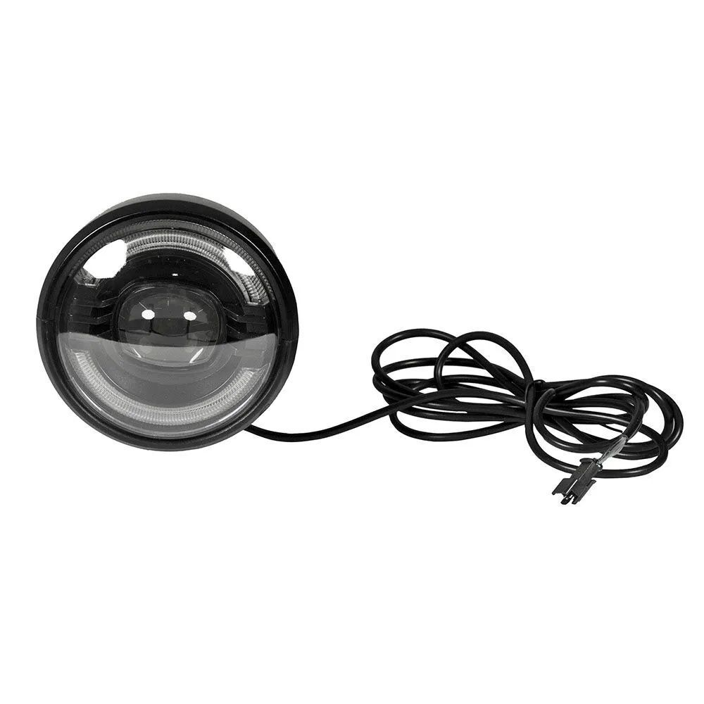 Фара линзовая с сигналом 48-60v для электровелосипеда