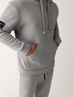 Костюм мужской спортивный теплый. Грей