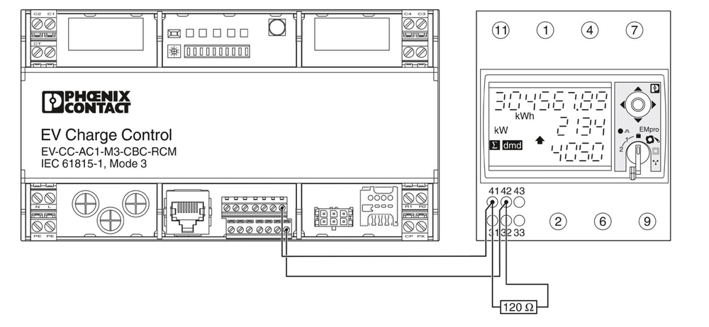 1018701 - EV-CC-AC1-M3-CBC-RCM-ETH - AC yправление зарядкой