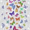 Вафельное полотно "Бабочки" | ш.50 см | 170 г/м² | хлопок-100%