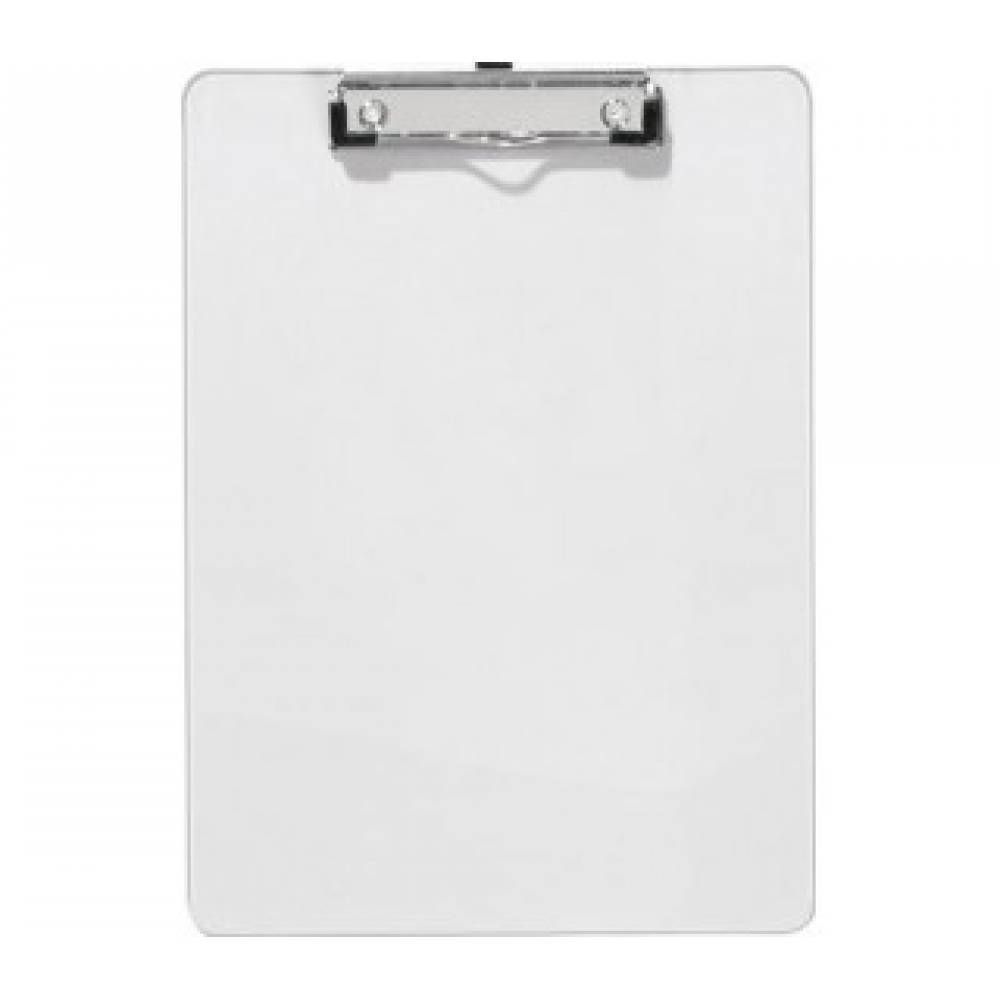 белый планшет из кожи с зажимом