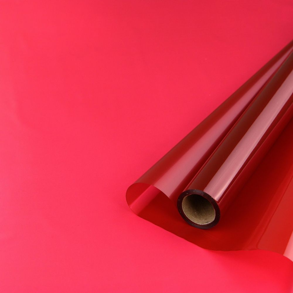 Пленка &quot;Хрусталь&quot; 58см*10м КРАСНЫЙ