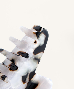 OYSHO Большая заколка для волос, линялый зеленый