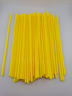 Жёлтые накладки на спицы мотоцикла, велосипеда, самоката. Декор тюнинг колеса