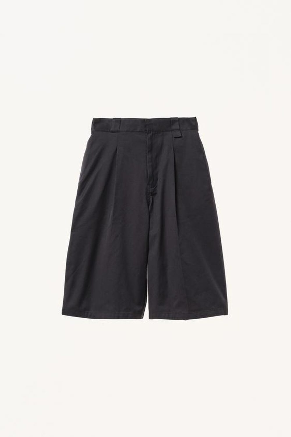 ZARA X WILLY CHAVARRIA ШОРТЫ-БЕРМУДЫ С ШИРОКИМИ ШТАНИНАМИ И ПЛИССИРОВКОЙ, ЧЕРНЫЙ