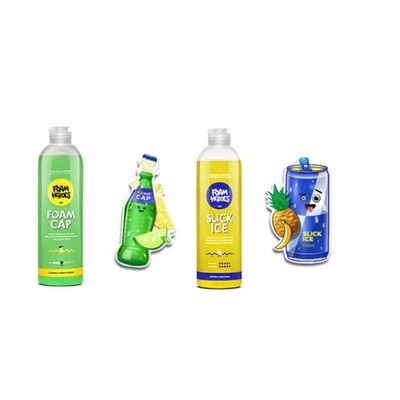 Набор для двухфазной мойки Foam Cap Sprite + Slick Ice Zippy