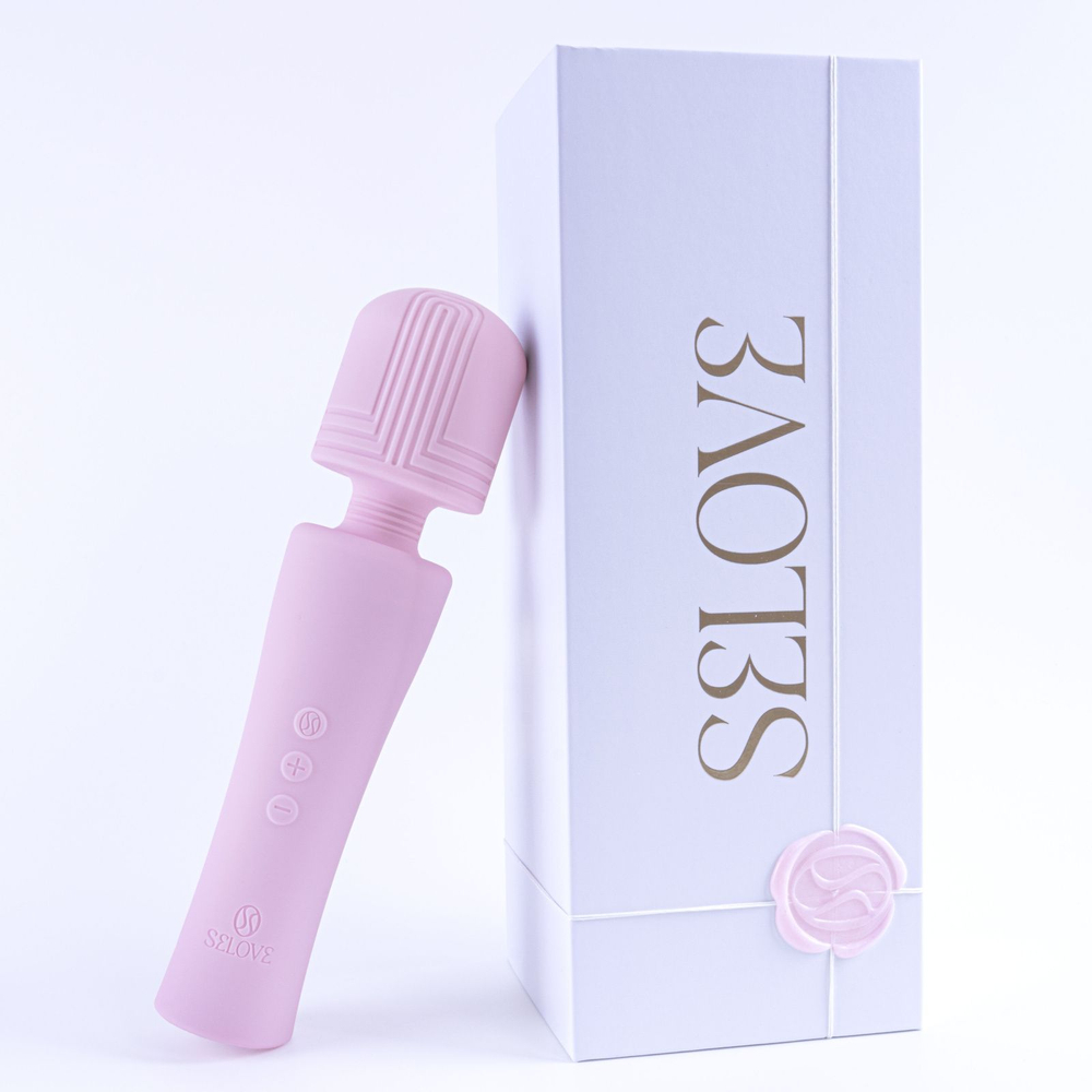 Wand-вибратор Selove PulseWand, розовый, 20,3 см