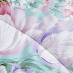 Комплект постельного белья Сатин с Одеялом 100% хлопок 160x80 на резинке OBR168