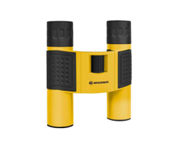 Бинокль Bresser Topas 10x25 Yellow: резиновые вставки на корпусе