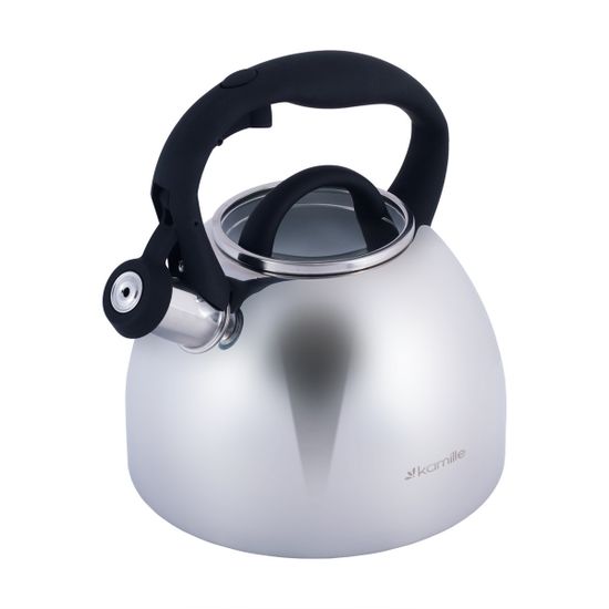 Чайник 2,7 л. из нержавеющей стали со свистком Kamille KM-1089