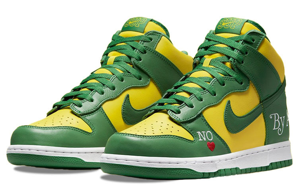 Кроссовки Supreme X Nike Dunk "Brazil"