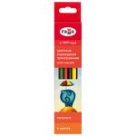 Карандаши цветные трёхгранные 6цв. Гамма Мультики new