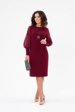 Платье Жозефина(46-56) Serenada винный (Акция)