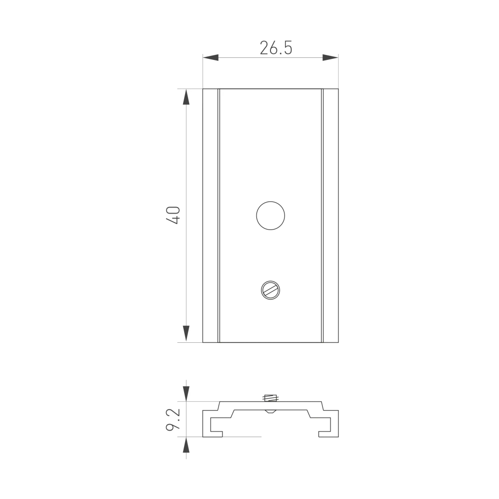 Держатель MAG-ORIENT-HOLDER-2620 (BK) (Arlight, Сталь) 062606