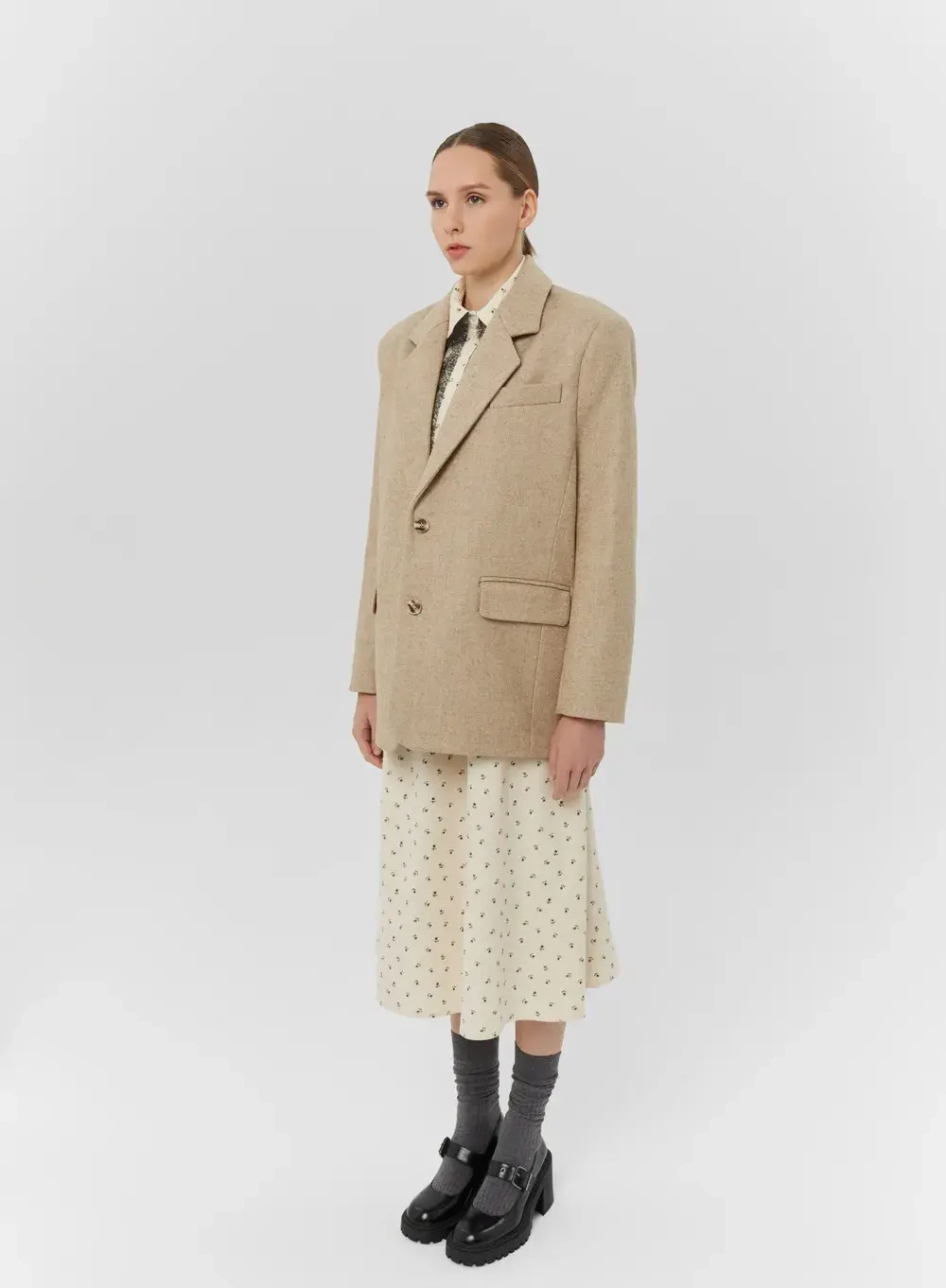 Жакет, песочный