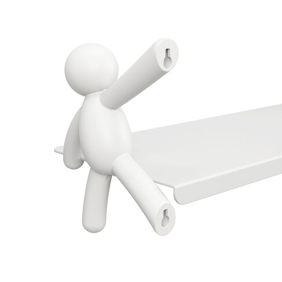 Полка buddy, 46х15 см, белая