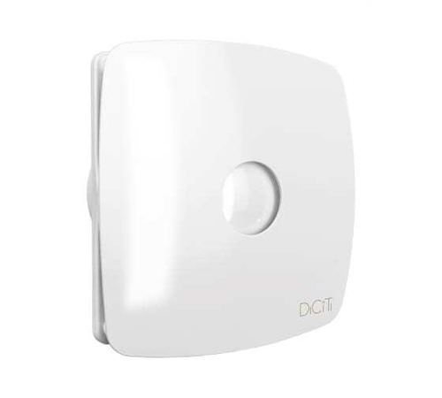 Вентилятор осевой вытяжной RIO 4C с обратным клапаном, металл.подшипник, D100