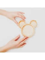 Деревянная менажница "Микки Маус" из кедра