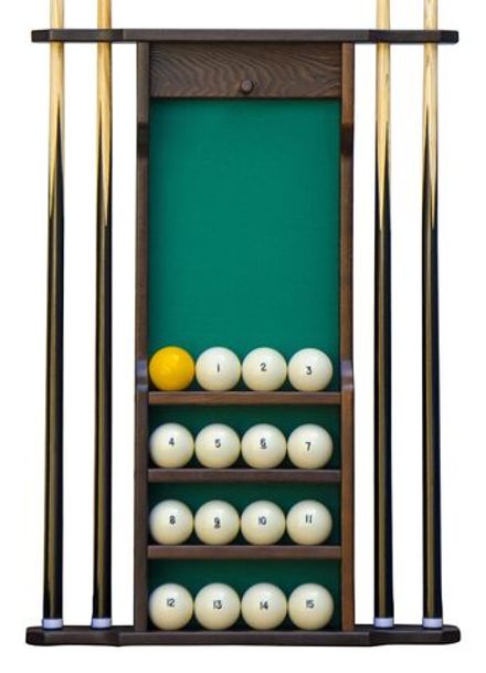 Киевница настенная универсальная из ясеня (цвет черный орех)