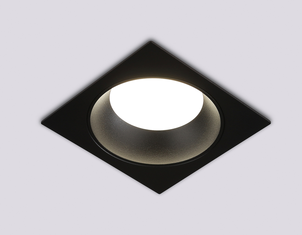 Светильник встраиваемый TN52339 SBK черный песок GX53 max 12W 115*115*25