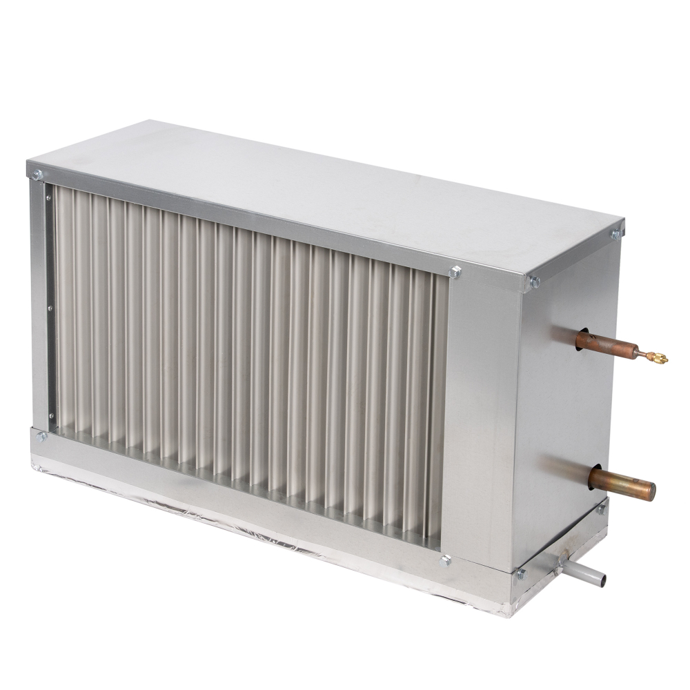 Охладитель фреоновый для прямоугольных каналов SHUFT WHR-R 600x350-4