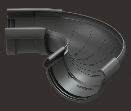 Döcke LUX Угол регулируемый 60˚-160˚ (Графит)