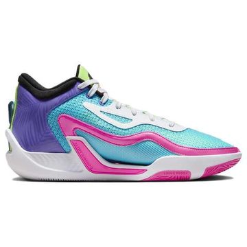 Джордан Tatum 1 Баскетбольные кроссовки MID Топ Белый синий красный Мужские