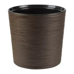 Кашпо для цветов пластиковое 7,5л d-26,5см «La Decoro» Трюфель
