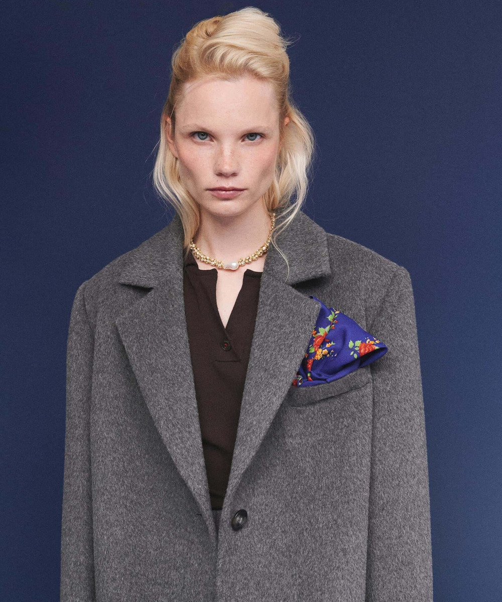 Пальто длинное