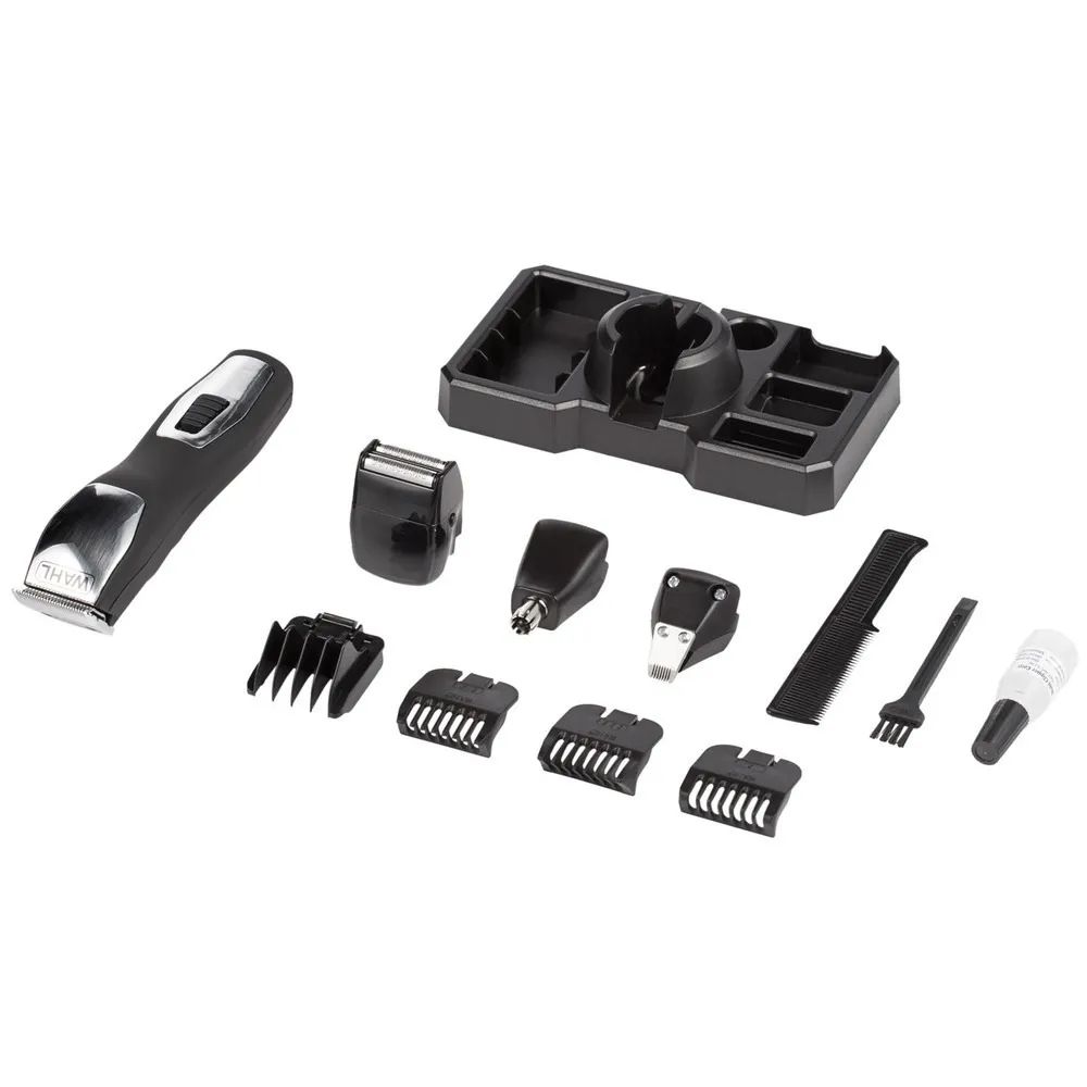 Триммер для стрижки усов и бороды Wahl GroomsMan Pro (9855-1216) - 9