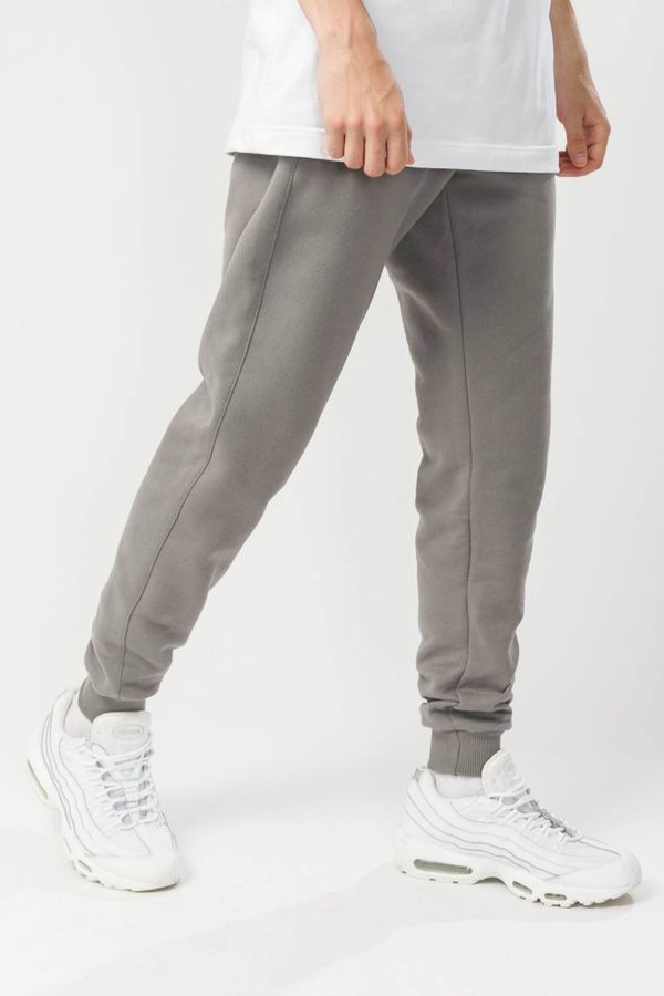 Штаны Basic 23 серый строгий - фото 1