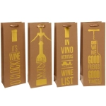 Пакет под бутылку «Золотой шик» 36*12,5*8,5 см