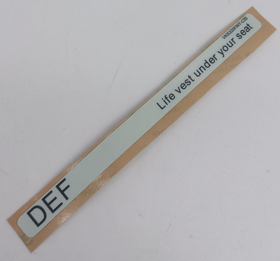 Плакард VKS320FINT-C35