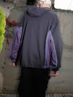 Худи Правда темно-серое с фиолетовым