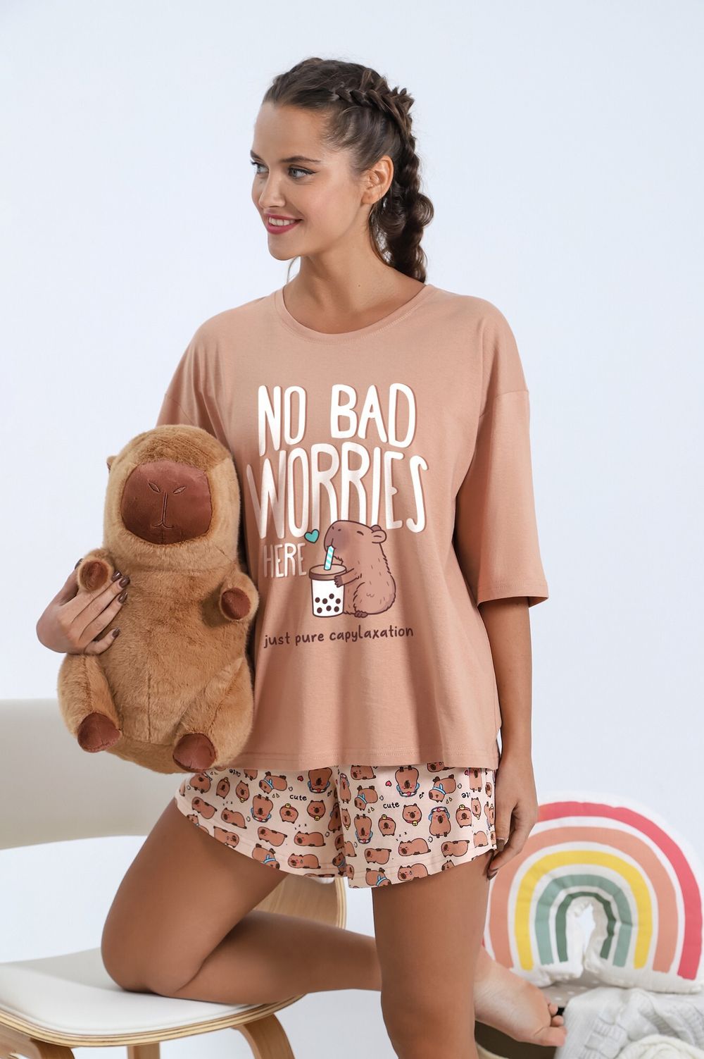 Пижама женская Капи-4 Виотекс ПЕСОЧНЫЙ